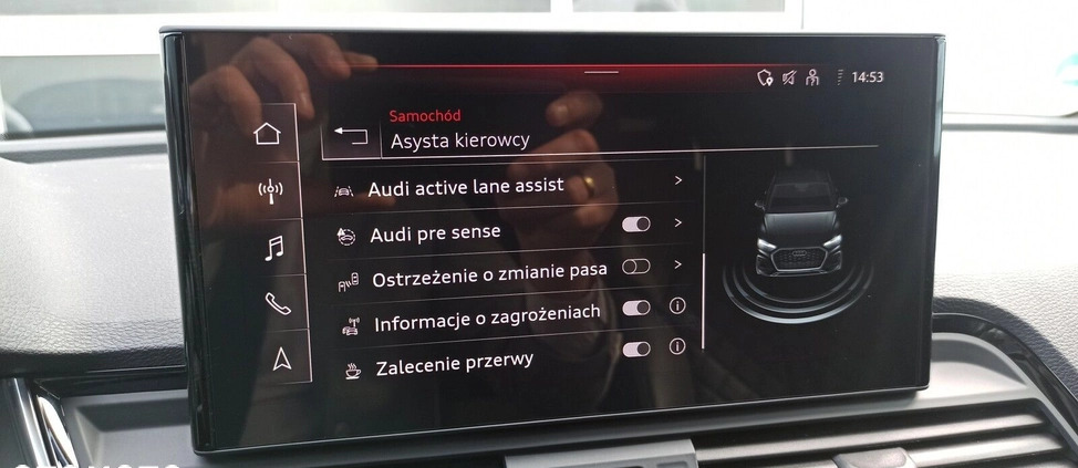 Audi Q5 Sportback cena 269900 przebieg: 19485, rok produkcji 2023 z Józefów małe 742